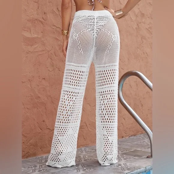 Sheer Cover Up Pants Without Bikini - Picture 2 of 6